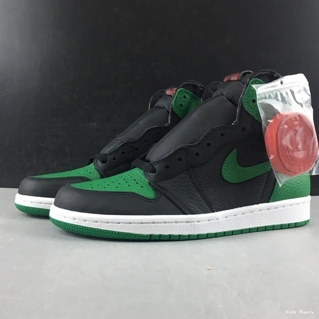 Kicktheory Refined Pine Retro 555088- 3775 Black Jordan1 Green 1014